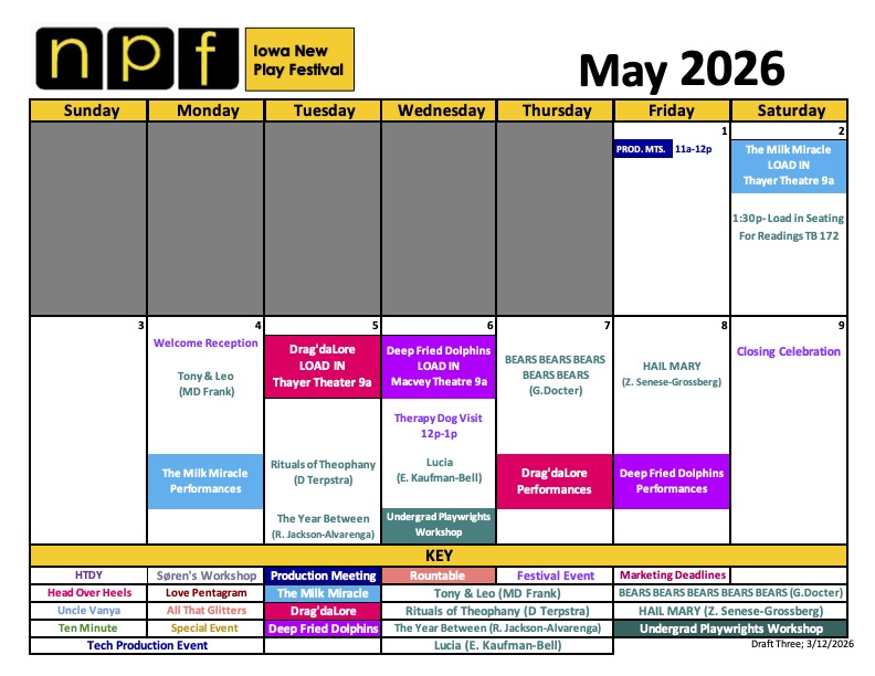 NPF Calendar May 2026
